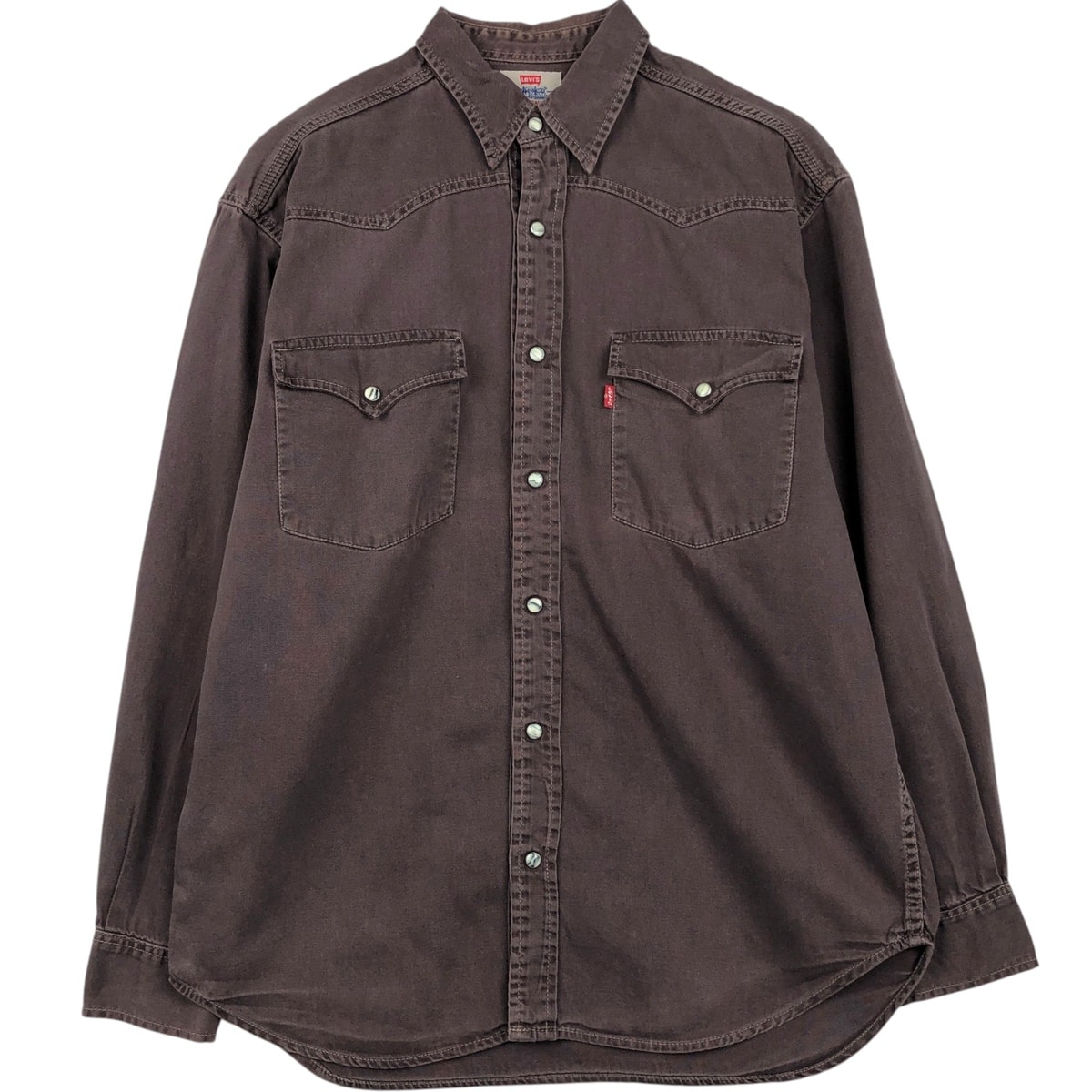 古着 90年代 リーバイス Levi's 60566-0529 長袖 デニムウエスタンシャツ メンズM相当 ヴィンテージ/eaa652008