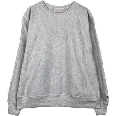 古着 00年代 チャンピオン Champion PREMIUM REVERSE WEAVE プレミアムリバースウィーブ 目無し 無地 ブランクスウェットシャツ トレーナー メンズXL相当/eaa650230