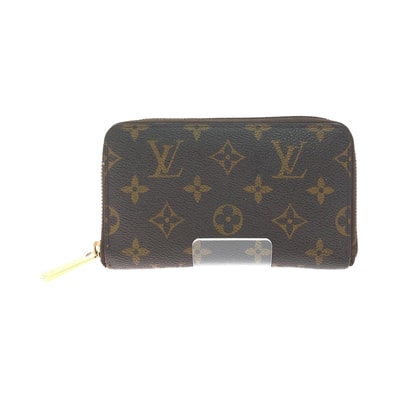 LOUIS VUITTON ルイヴィトン ユニセックス モノグラム ジッピーコンパクトウォレット M40499 ブラウン