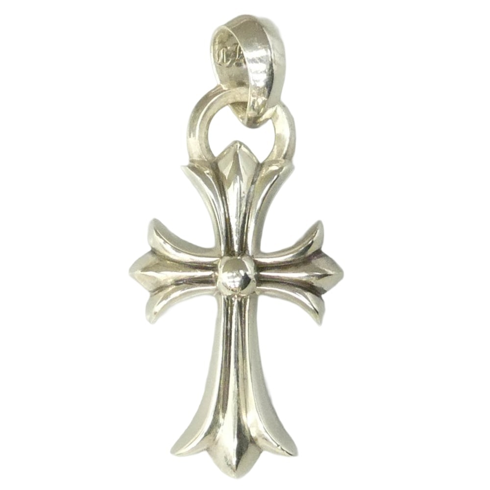 CHROME HEARTS クロムハーツ(原本無) ユナイテッドアローズレシート原本付属 CH CRS SML W BALE スモールCHクロス w/ベイル ペンダントトップ シルバー系【中古】