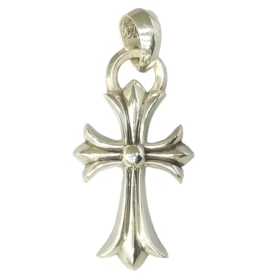 CHROME HEARTS クロムハーツ(原本無) ユナイテッドアローズレシート原本付属 CH CRS SML W BALE スモールCHクロス w/ベイル ペンダントトップ シルバー系【中古】
