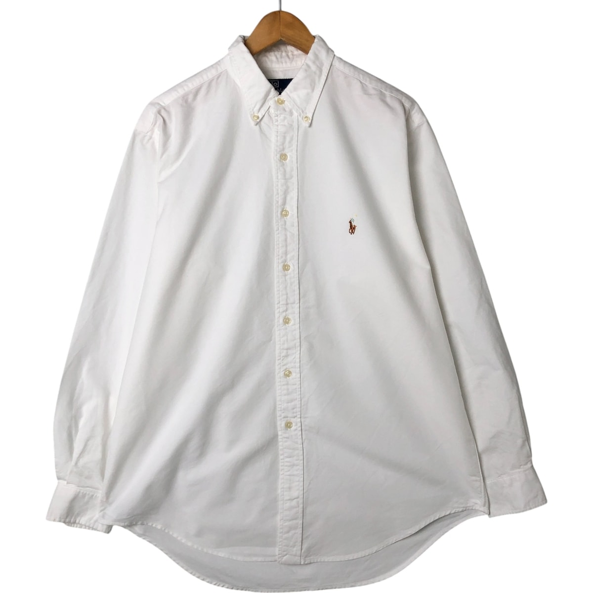 古着 ラルフローレン Ralph Lauren POLO by Ralph Lauren 長袖 ボタンダウンシャツ メンズL相当/eaa548399