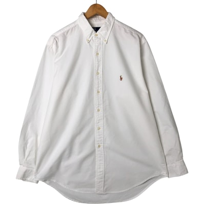 古着 ラルフローレン Ralph Lauren POLO by Ralph Lauren 長袖 ボタンダウンシャツ メンズL相当/eaa548399