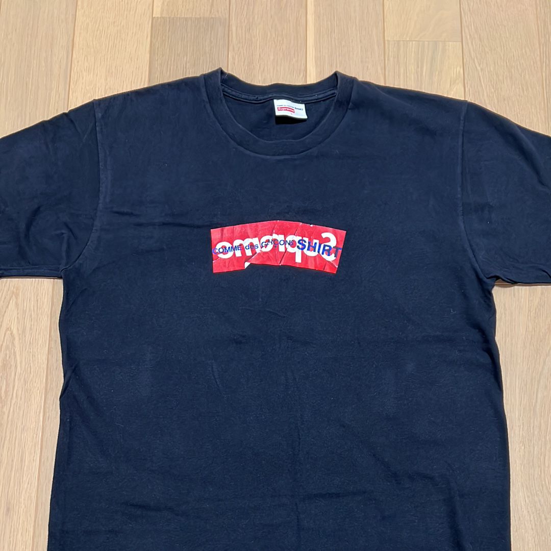 Supreme COMME des GARCONS SHIRT Box Logo Tee "Black"