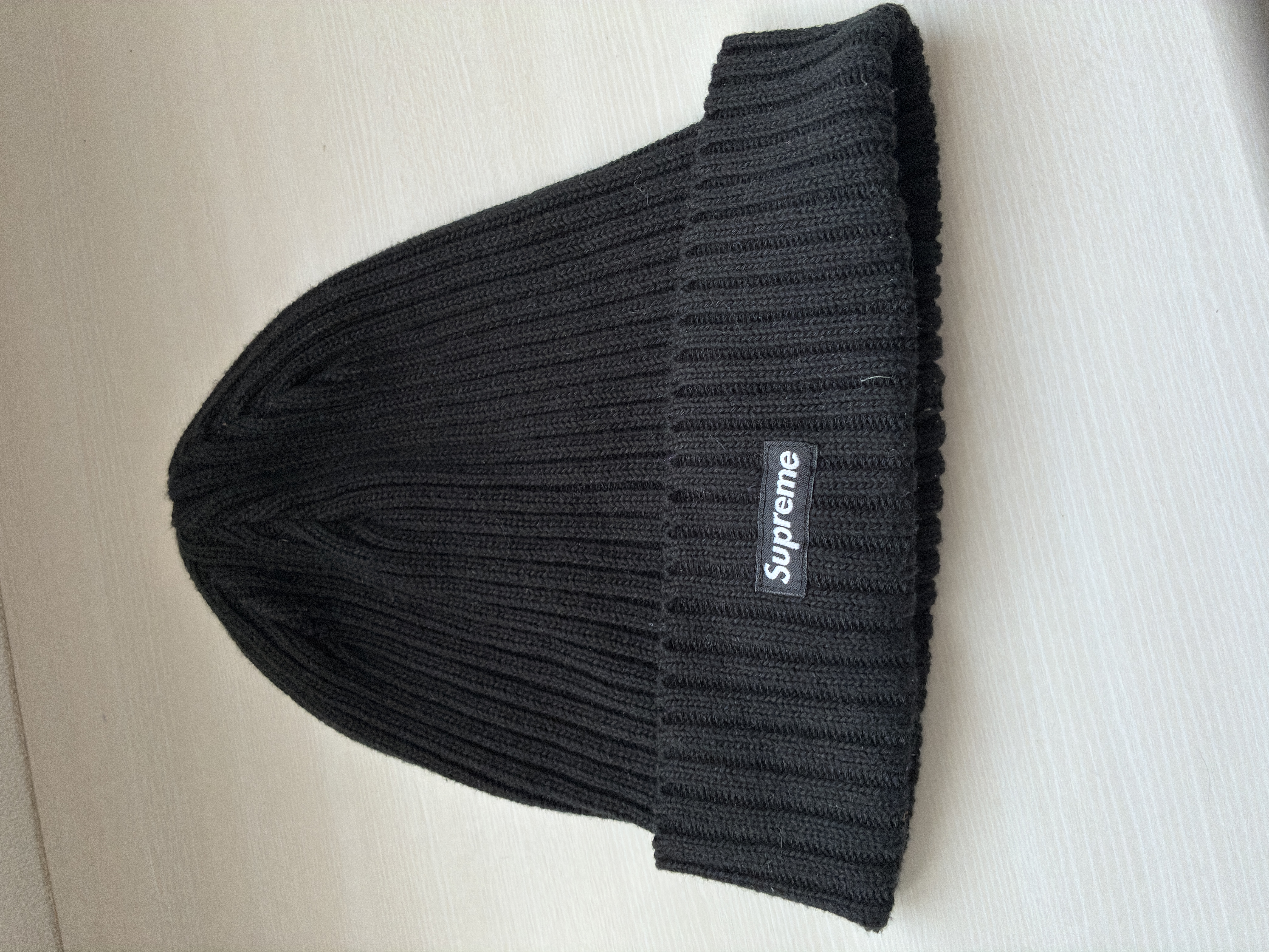 Supreme Overdyed Beanie "Black" (24SS)