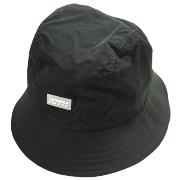 KITH NYC キスニューヨークシティ 25SS K-Tech Wrinkle Nylon Camper Bucket Hat ナイロンバケットハット 25095060005210 ONE SIZE Black 帽子 g23932