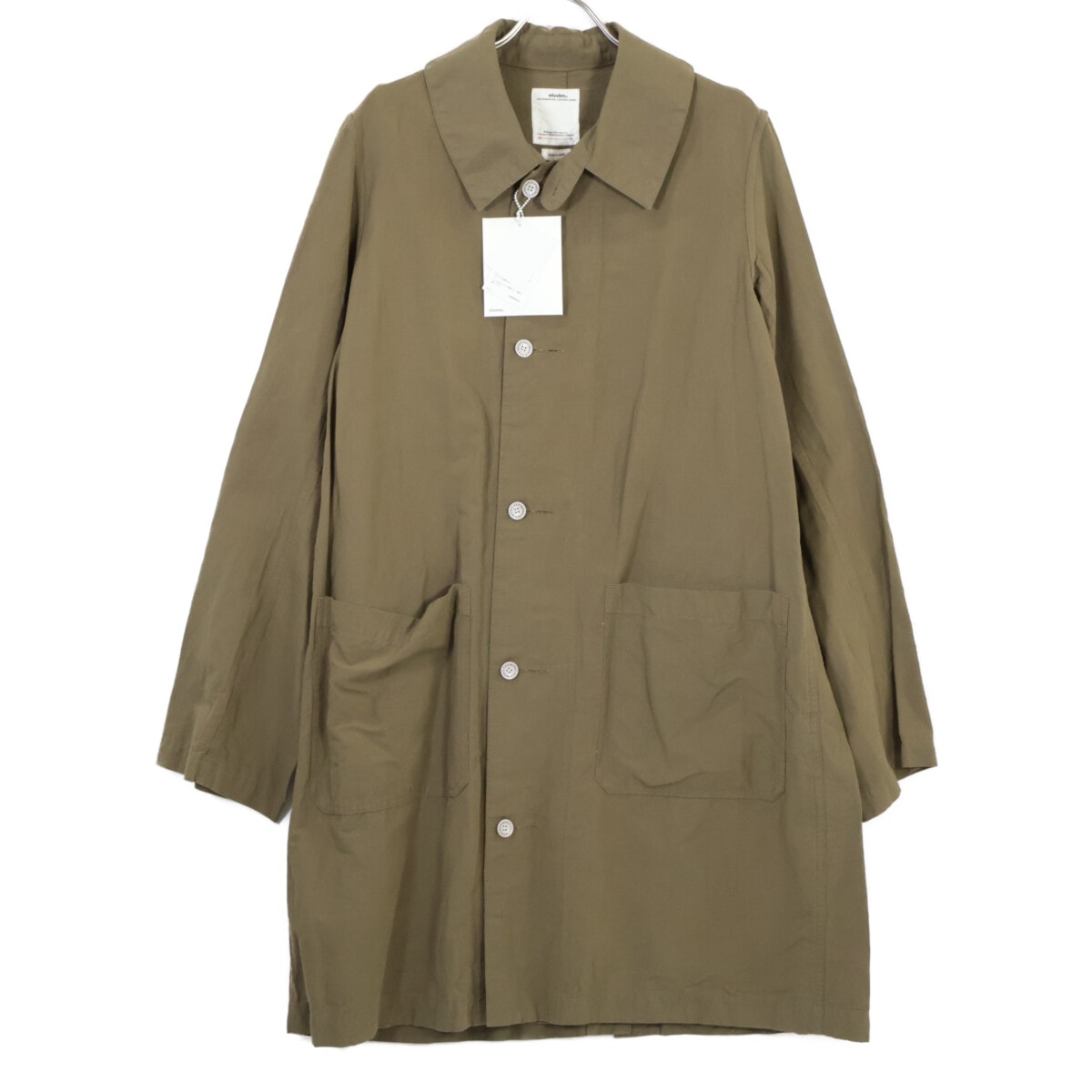 ビズビム 【新品同様/国内正規】0118205013016 GREASE MONKEY COAT コットンｘリネン グリースモンキー 3