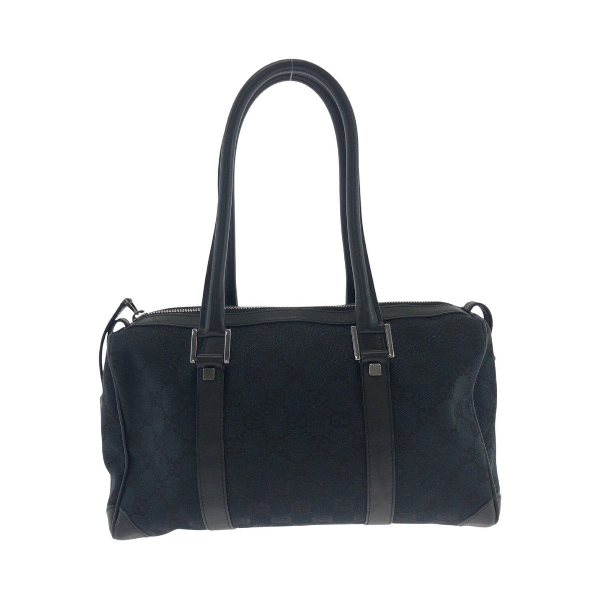 目立った傷や汚れなし】美品 GUCCI グッチ ブラック 黒 シルバー金具