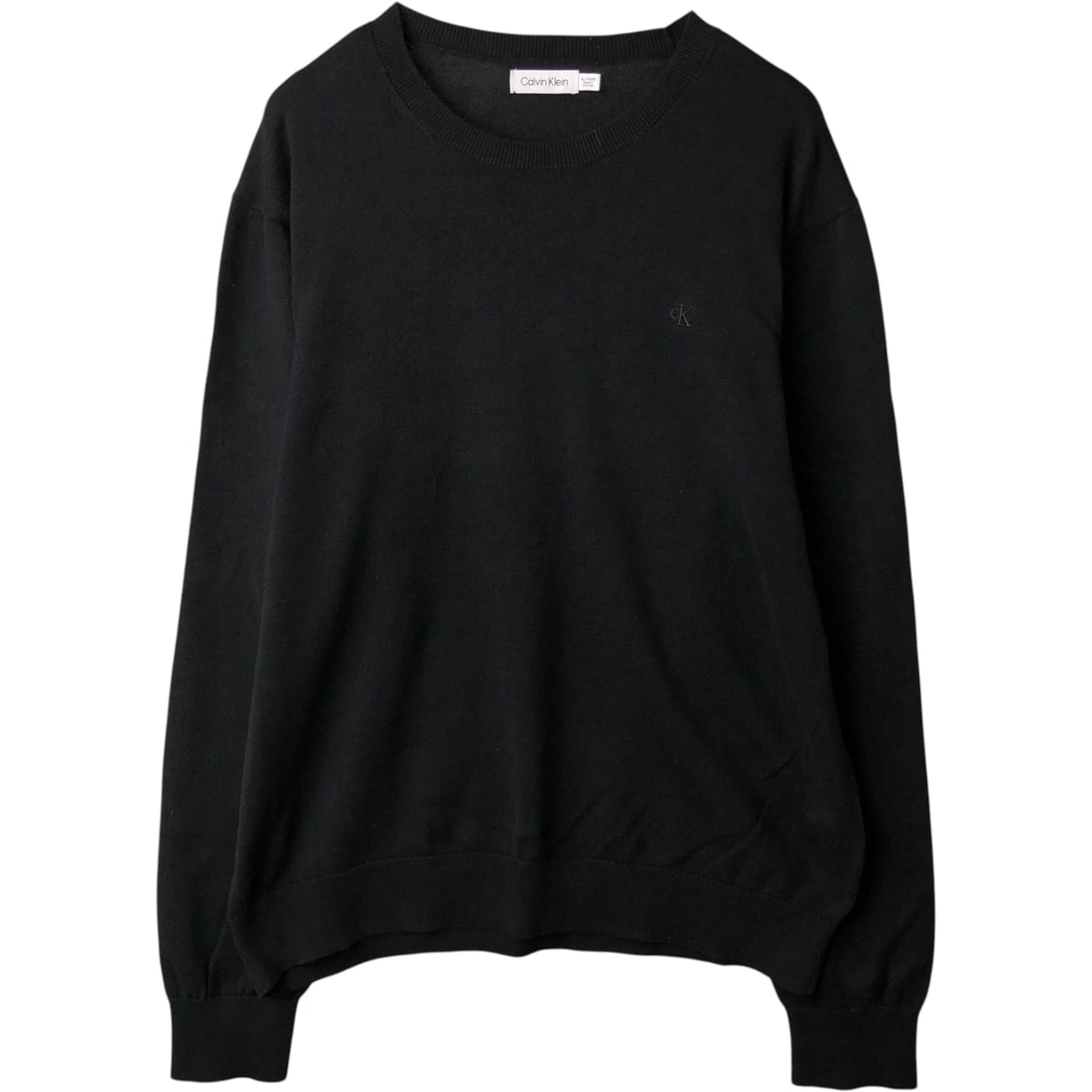 古着 カルバンクライン Calvin klein コットンニットセーター メンズXL相当/eaa627576