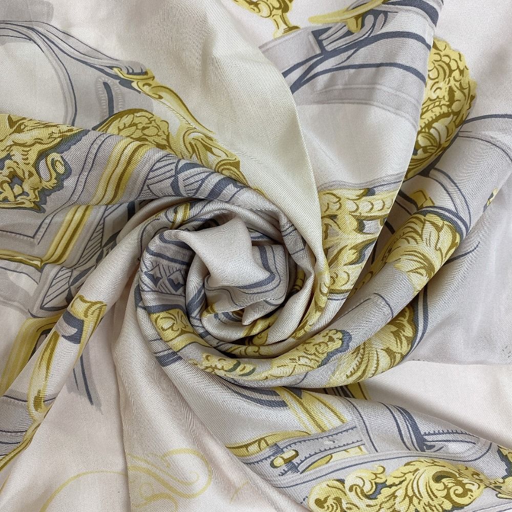 エルメス HERMES スカーフ BRIDES de GALA カレ140 式典用馬勒 SURTEINT ベージュ エルメス HERMES スカーフ BRIDES de GALA カレ140 式典用馬勒