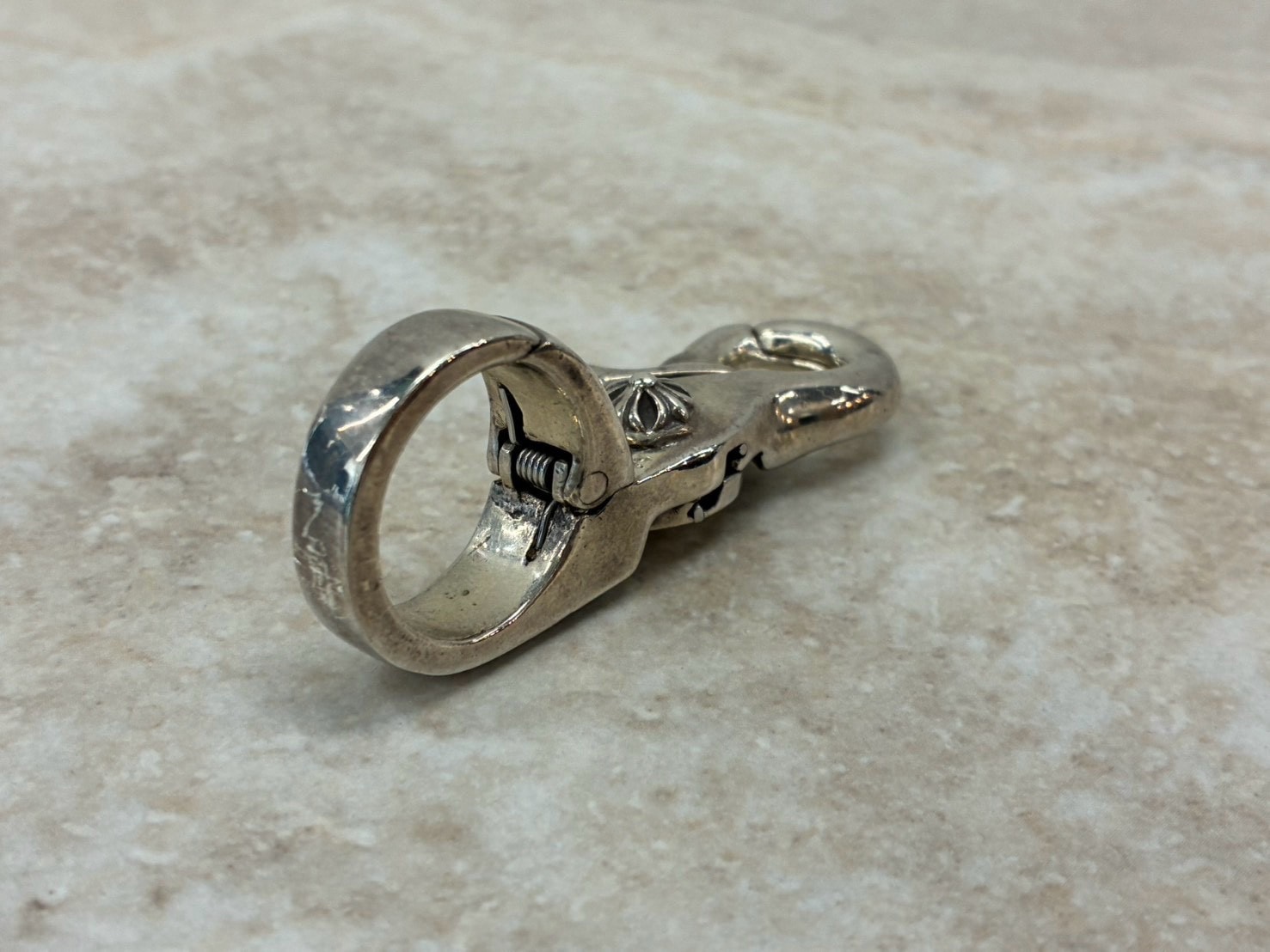 Chrome Hearts Quick Clip Cross Ball "Silver"