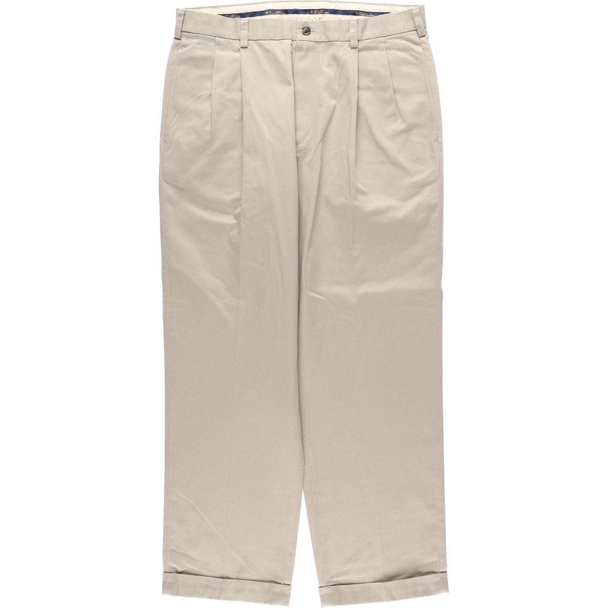 古着 ブルックスブラザーズ Brooks Brothers ADVANTAGE CHINO ELLIOT ツータック チノパンツ メンズw35相当/eaa634921