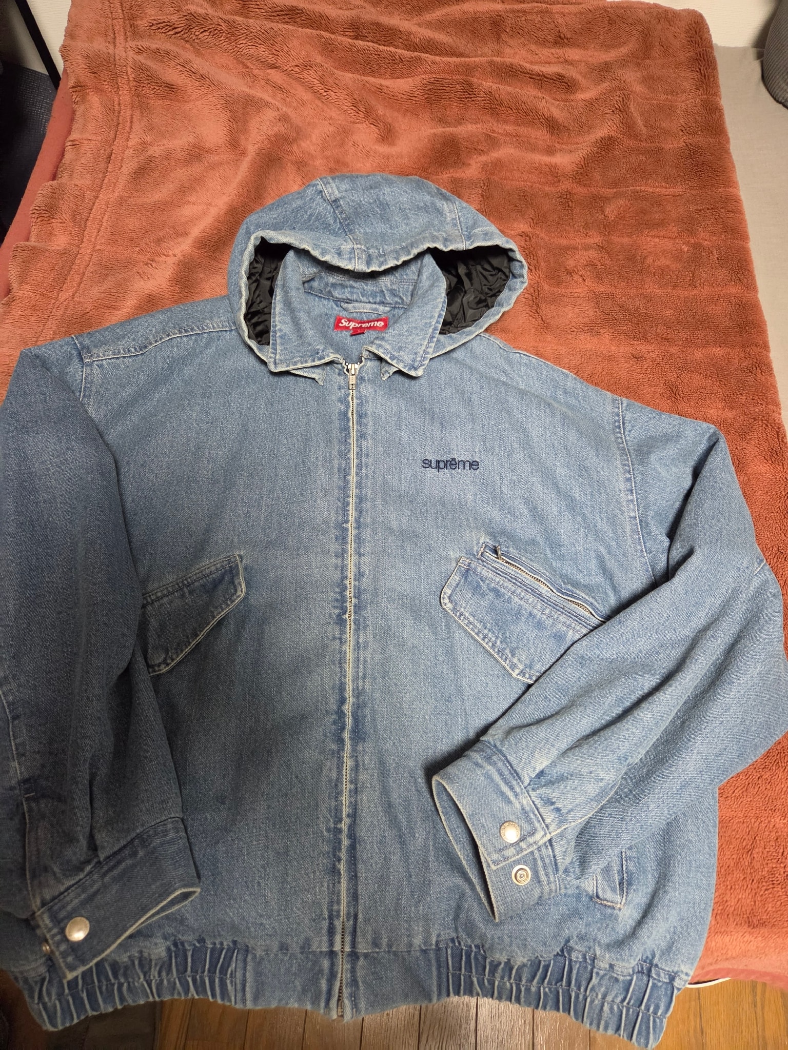 Supreme Hooded Utility Jacket "Denim"