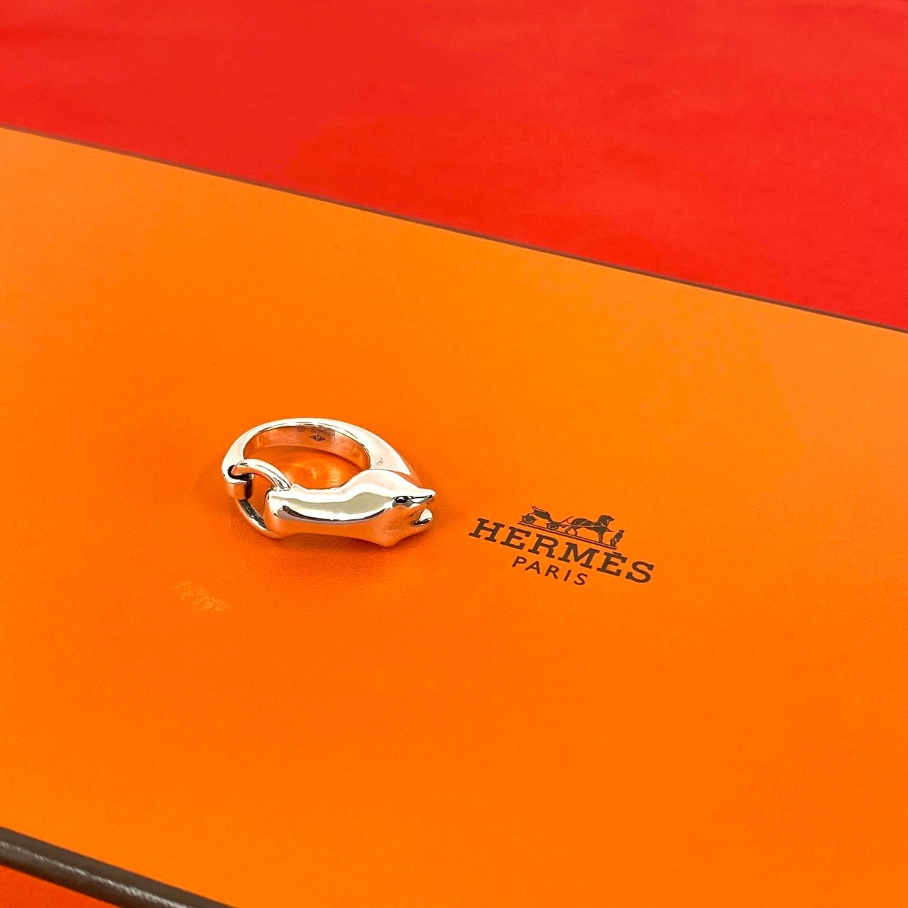 HERMES エルメス ギャロップ リング シルバー925 リング・指輪 10号 シルバー
 70692