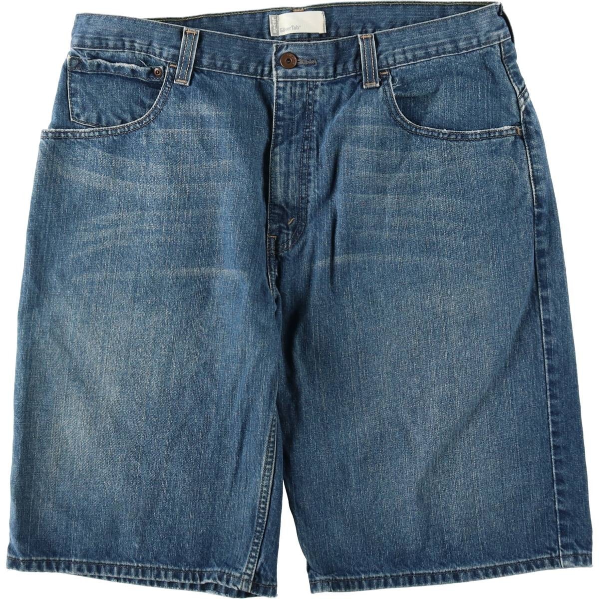 古着 リーバイス Levi's SILVER TAB シルバータブ TRUE SHORT トゥルーショート デニムショーツ ハーフパンツ ジョーツ メンズw36相当/eaa648133