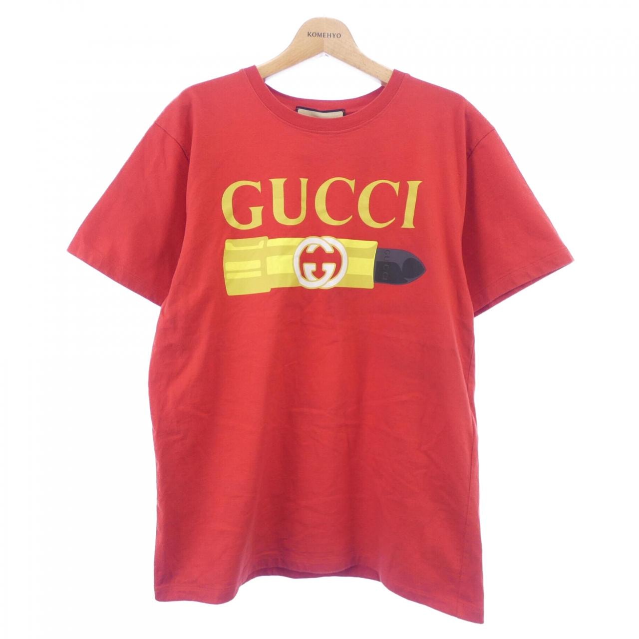 グッチ GUCCI GUCCI リップスティックプリントコットンTシャツ 717422 XJFHT Tシャツ