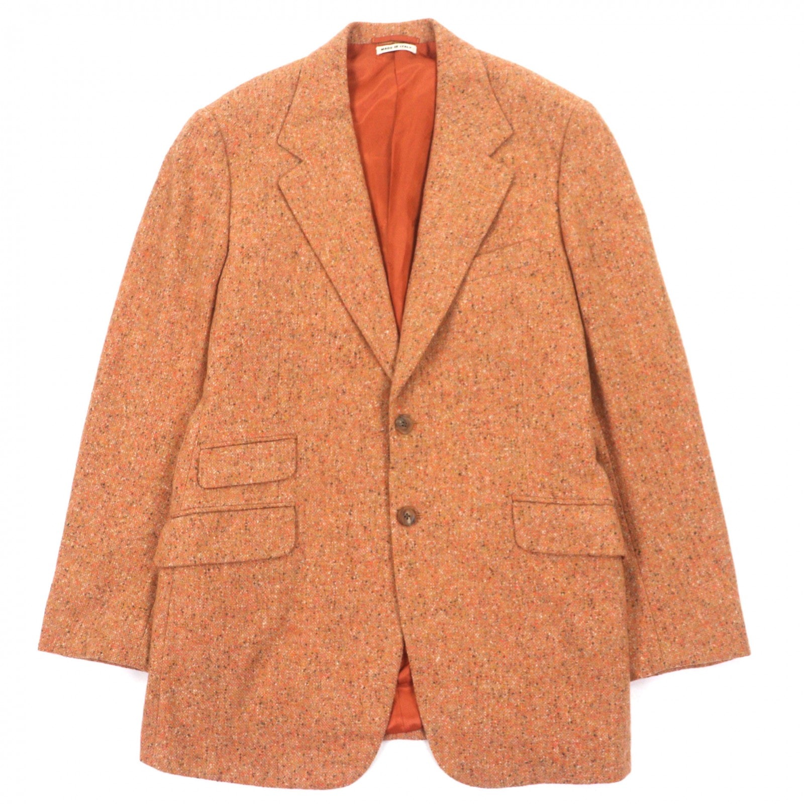 美品 エルメス テーラードジャケット オレンジ メンズ 48