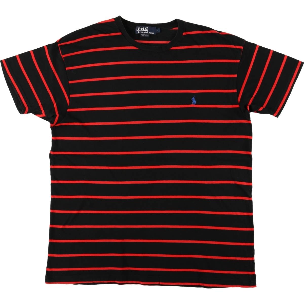 古着 ラルフローレン Ralph Lauren POLO by Ralph Lauren 半袖 ボーダーTシャツ メンズL相当/eaa577121
