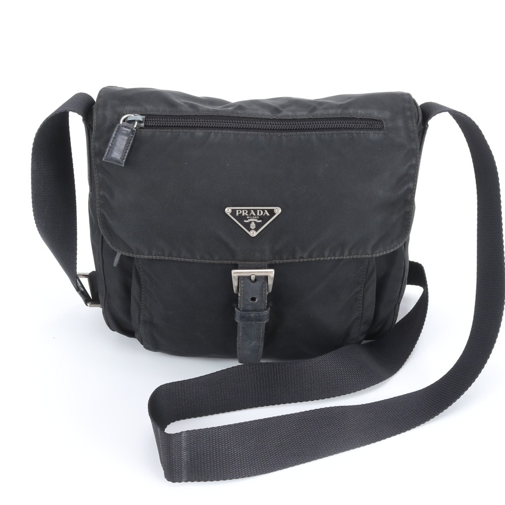 A (未使用に近い)】PRADA プラダ 2WAY ボニー ラージ ハンドバッグ