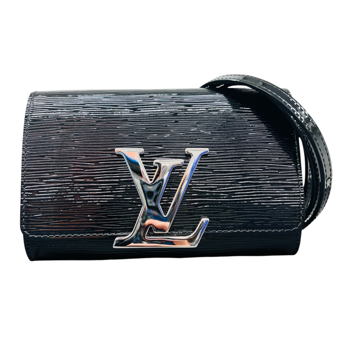 LOUIS VUITTON 希少 極美品 ルイヴィトン ポシェット ルイーズPM エピエレクトリック M41627 2way ショルダーバッグ クラッチバッグ TR1136 エナメル レザー クロスボディ ポシェット ヴィトン LV Aランク 鑑定済 中古