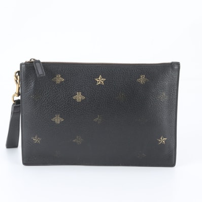 ■美品 グッチ ビー スター 蜂 495066 セカンドバッグ レザー