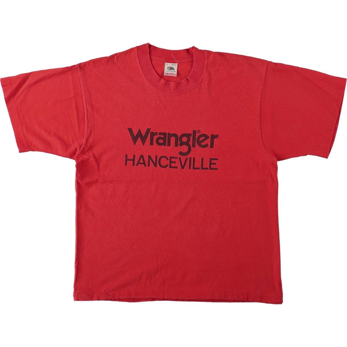 古着 80~90年代 フルーツオブザルーム FRUIT OF THE LOOM Wranglar ラングラー 半袖 プリントTシャツ USA製 メンズL相当 ヴィンテージ/eaa666882