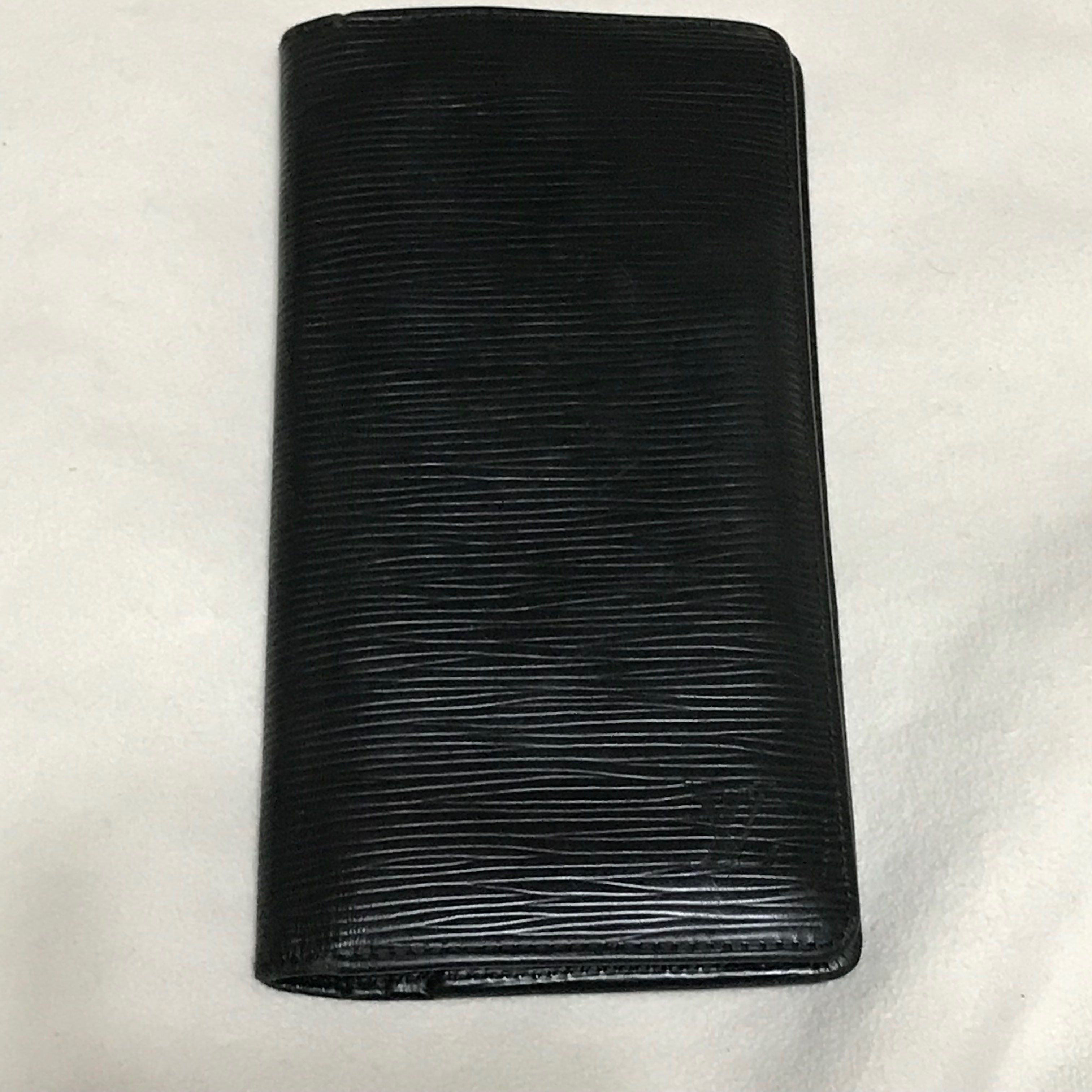 Louis Vuitton Brazza Wallet Epi "Noir"