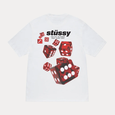 Stussy Rollers Tee "White"