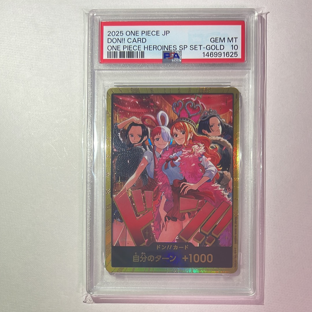 PSA10】ドン!!カード : ロビン&ウタ&ナミ&ハンコック スーパーパラレル