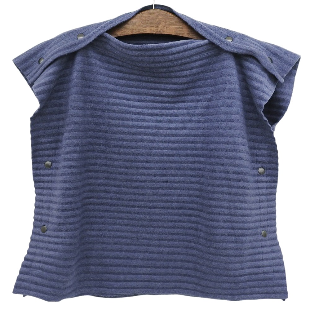 ミーイッセイミヤケ　ブルー　ポンチョ トップス　カットソー ミーイッセイミヤケ ブルー ポンチョ トップス カットソー 楽天