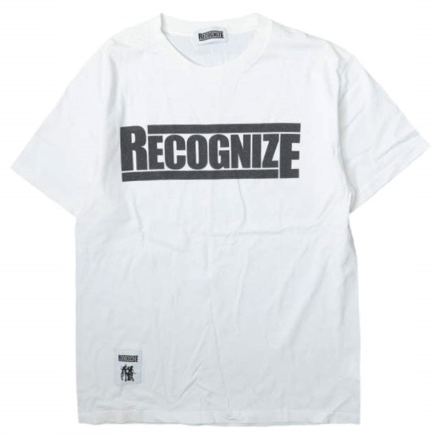 RECOGNIZE レコグナイズ ERIC HAZE LOGO TEE エリックヘイズ ロゴプリントTシャツ L WHITE 半袖 トップス g12049