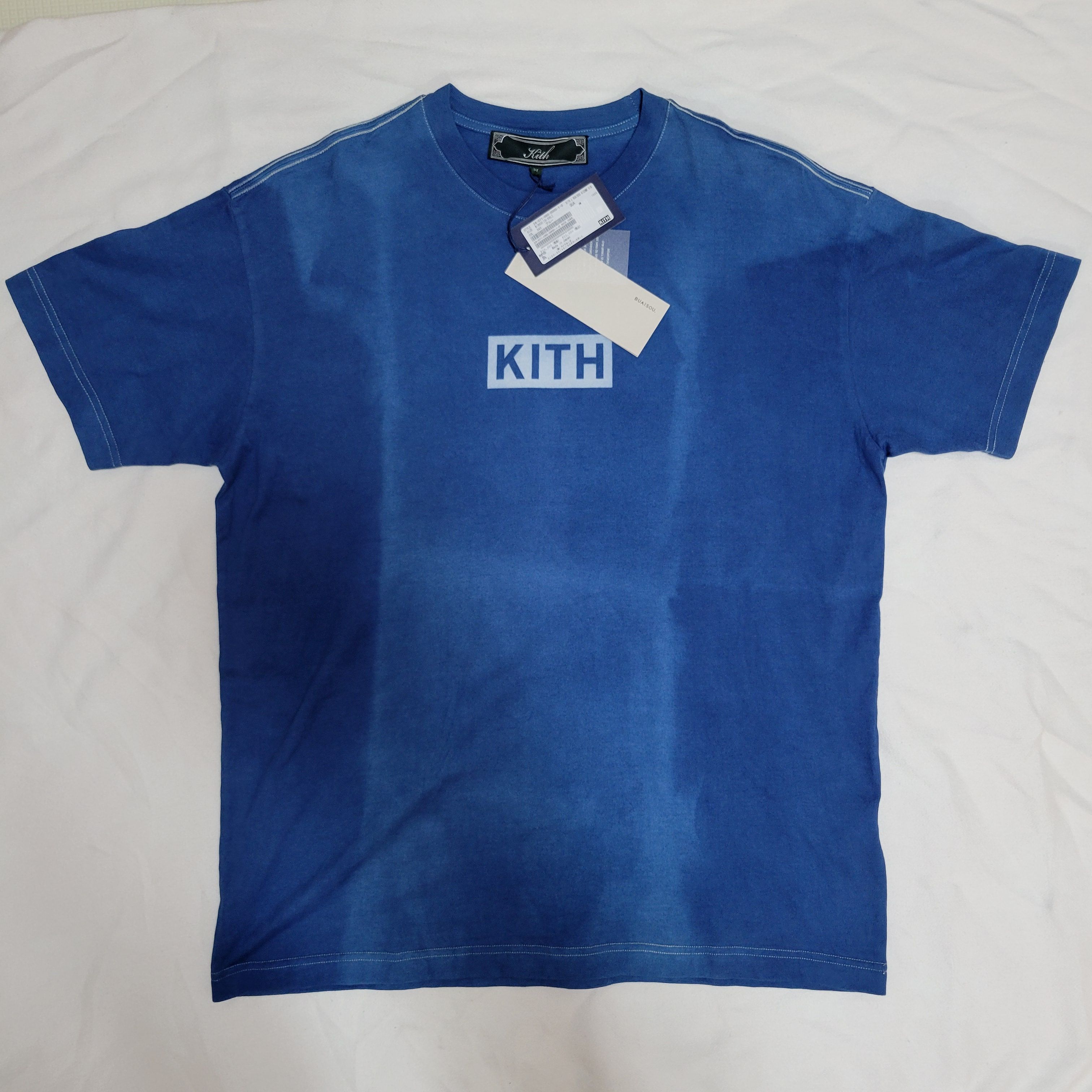 Kith x BUAISOU Aizome Vintage Tee "Indigo"