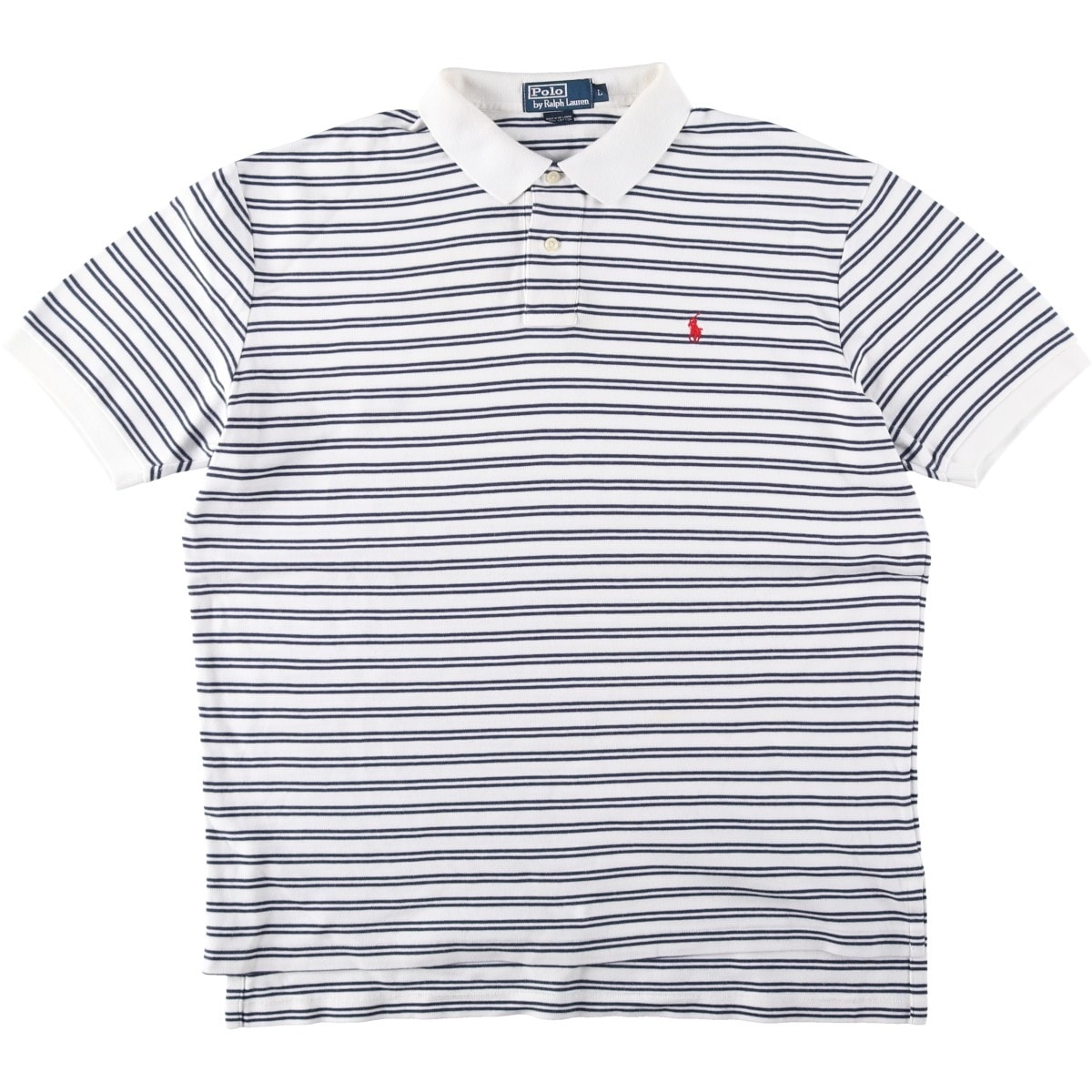 古着 ラルフローレン Ralph Lauren POLO by Ralph Lauren 半袖 ボーダー ポロシャツ メンズL相当/eaa643591
