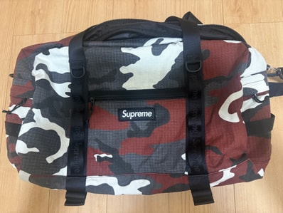 Supreme Duffle Bag (26SS) "Red Camo"