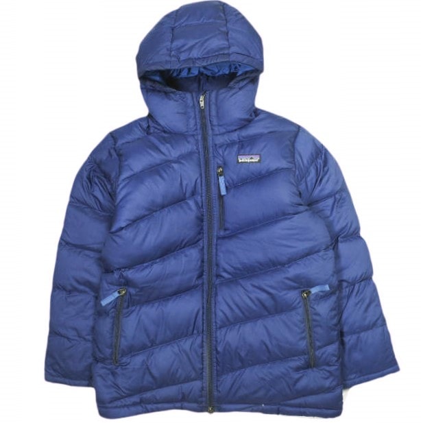 PATAGONIA パタゴニア 2012年製 Boys' Down Parka ボーイズダウンパーカー 68575 BOY'S M(12) NAVY キッズ ダウンジャケット アウター g13827