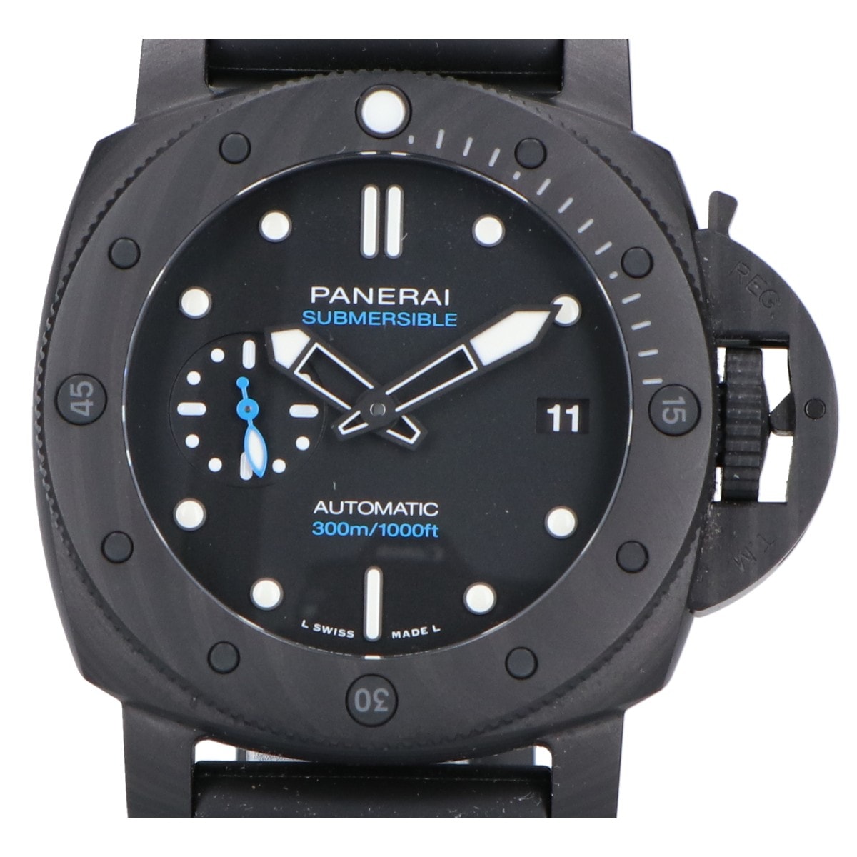 パネライ PAM01231 マットブラック サブマーシブル カーボテック 自動巻 -