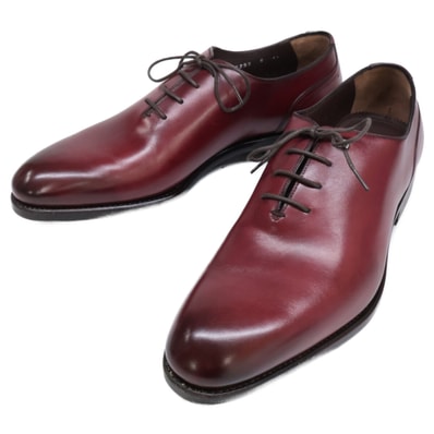 サルヴァトーレフェラガモ 美品 JD6299 TRAMEZZA 4アイレット ホールカットシューズ 8 2E