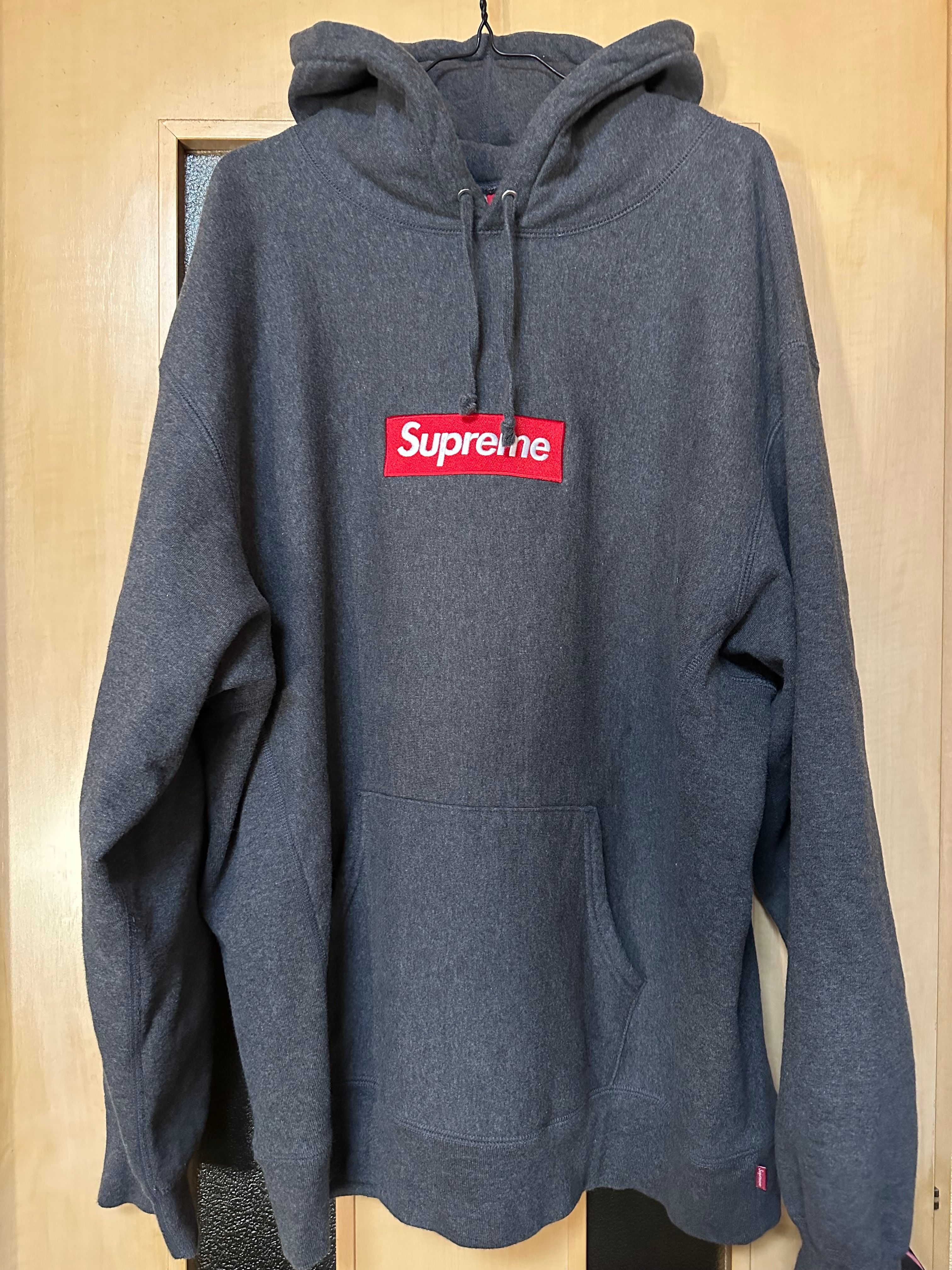 Supreme Box Logo Hooded Sweatshirt "Charcoal" (21FW)