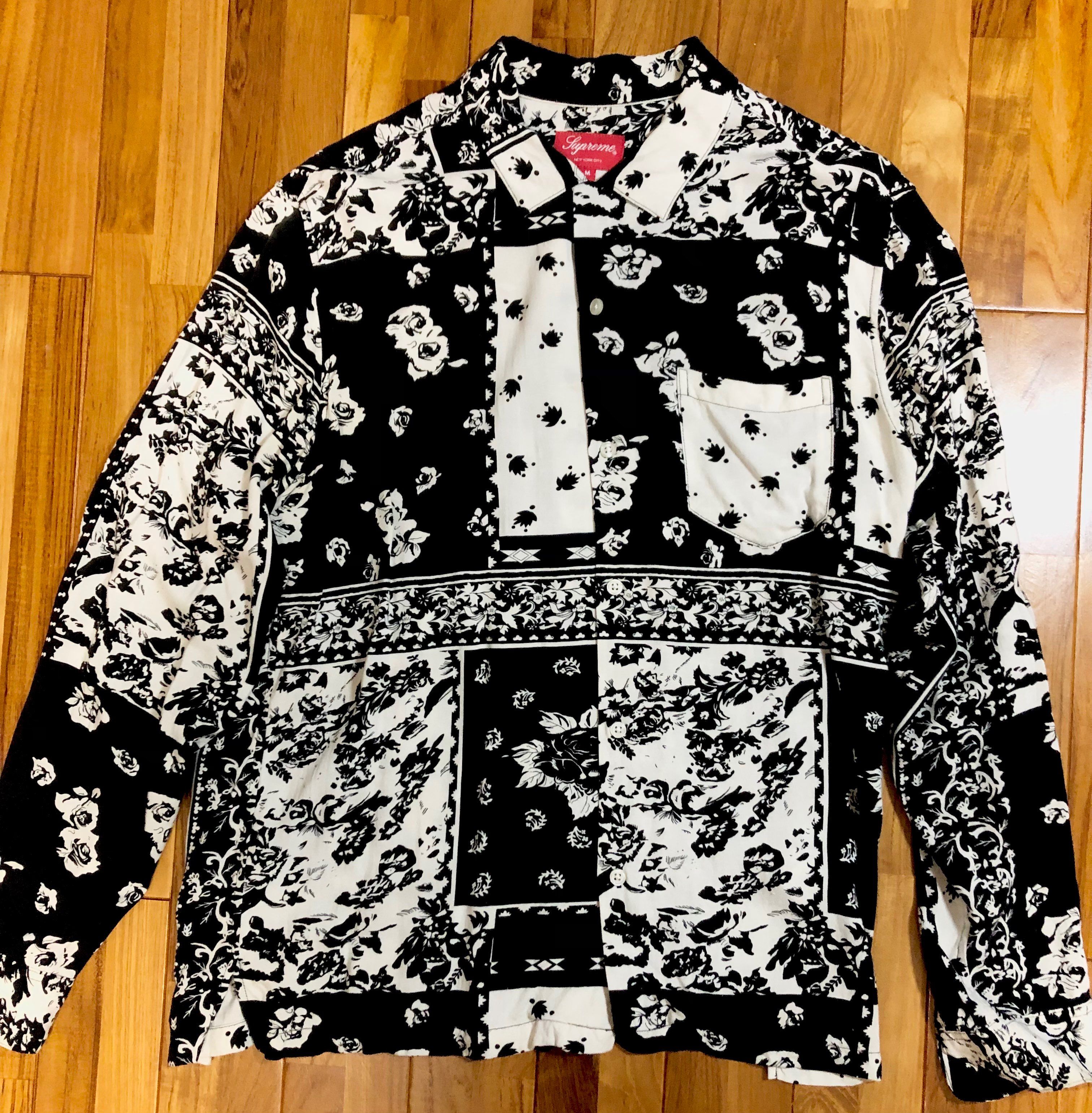 supreme Paisley Rayon Shirt 