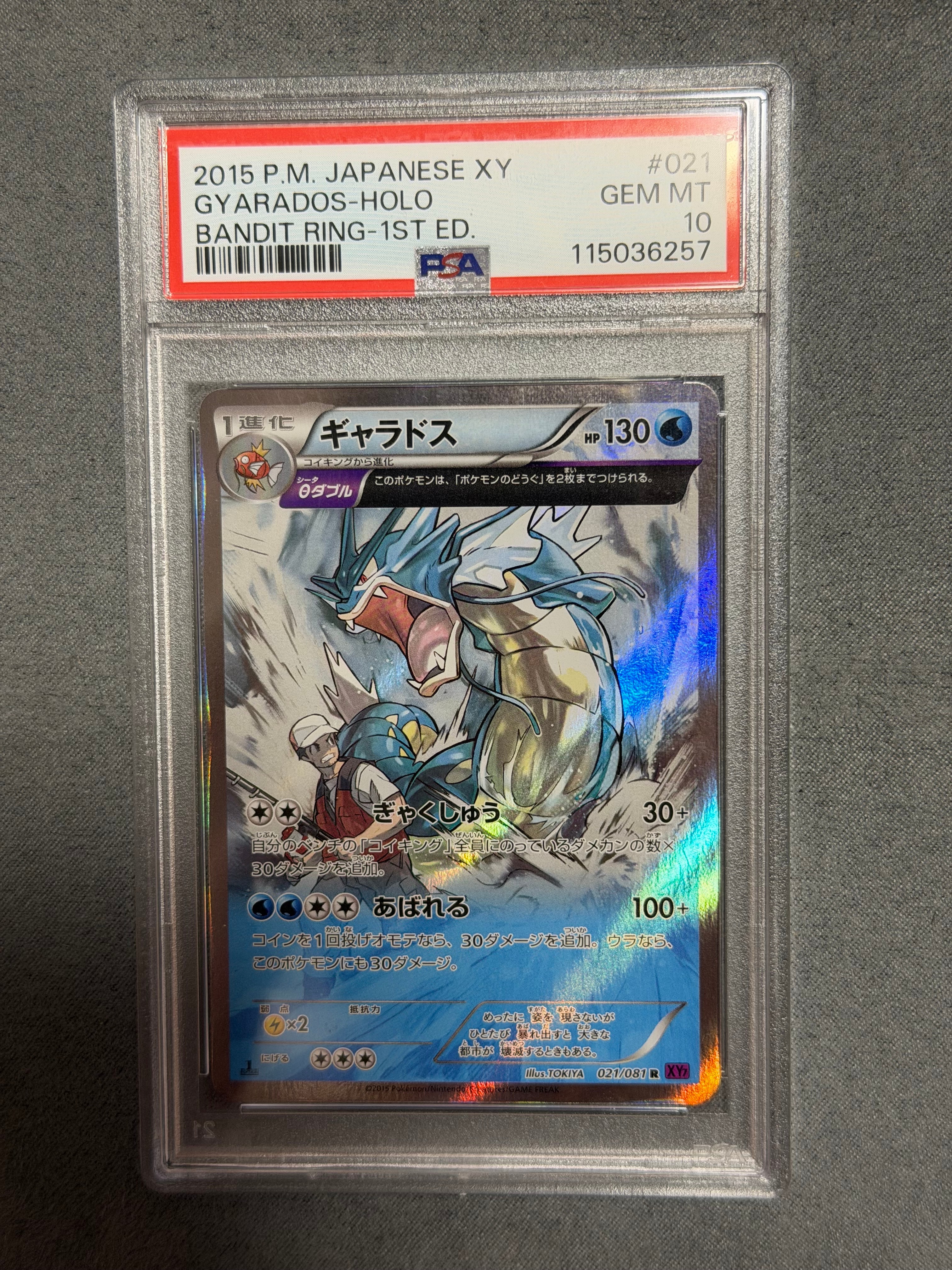 ギャラドス R :1ED [XY7 021/081](拡張パック「バンデットリング」)