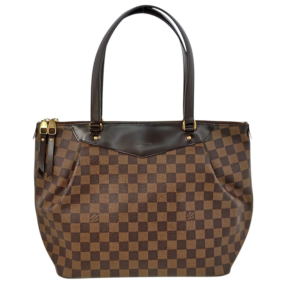 LOUIS VUITTON ルイ・ヴィトン ウェストミンスターGM トートバッグ N41103 ダミエキャンバス ブラウン  レディース【中古】