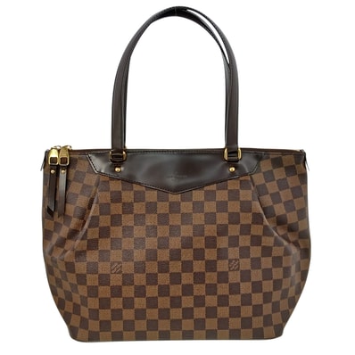 LOUIS VUITTON ルイ・ヴィトン ウェストミンスターGM トートバッグ N41103 ダミエキャンバス ブラウン レディース【中古】