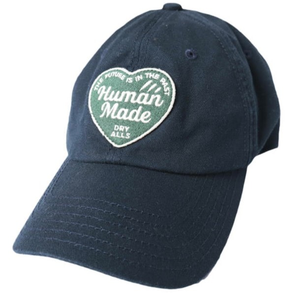 HUMAN MADE ヒューマンメイド 26SS 6PANEL TWILL CAP 6パネルツイルキャップ HM31GD018 Free NAVY ハート ベースボール 帽子 g27688