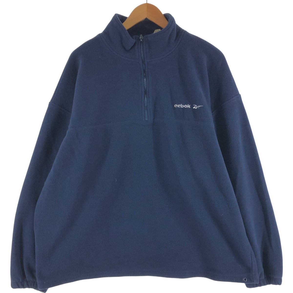 古着 90~00年代 リーボック Reebok ハーフジップ フリースプルオーバー メンズL相当/eaa455525