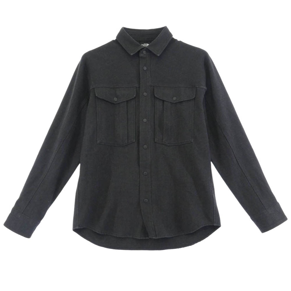 THE NORTH FACE ノースフェイス NR61803 INYO SHIRT インヨー 長袖 シャツ ブラック系 S【中古】