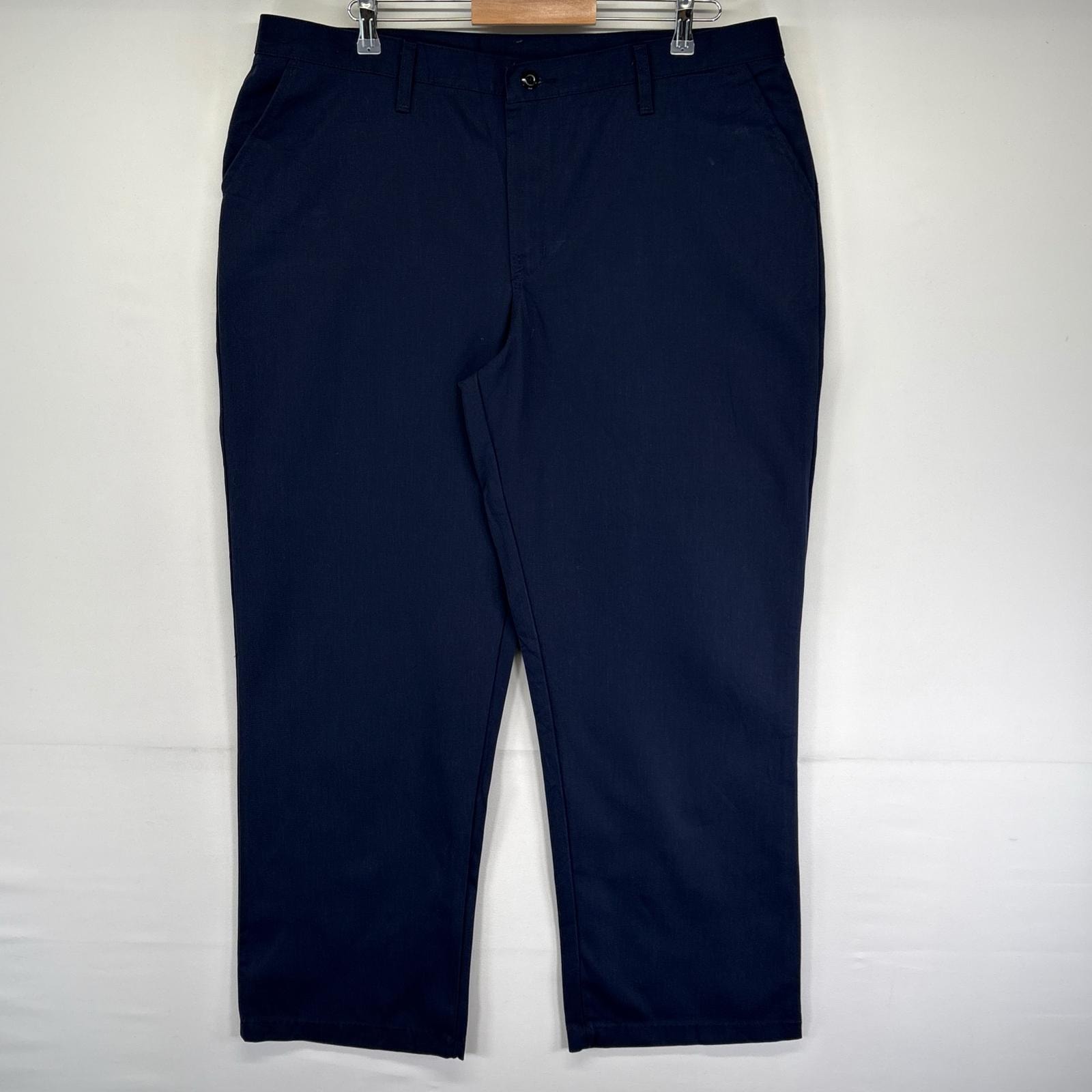 古着 レッドキャップ RED KAP パンツ ワーク チノパン 作業着 ワンポイントロゴ ジッパーフライ w20 L32 ネイビー系 メンズ