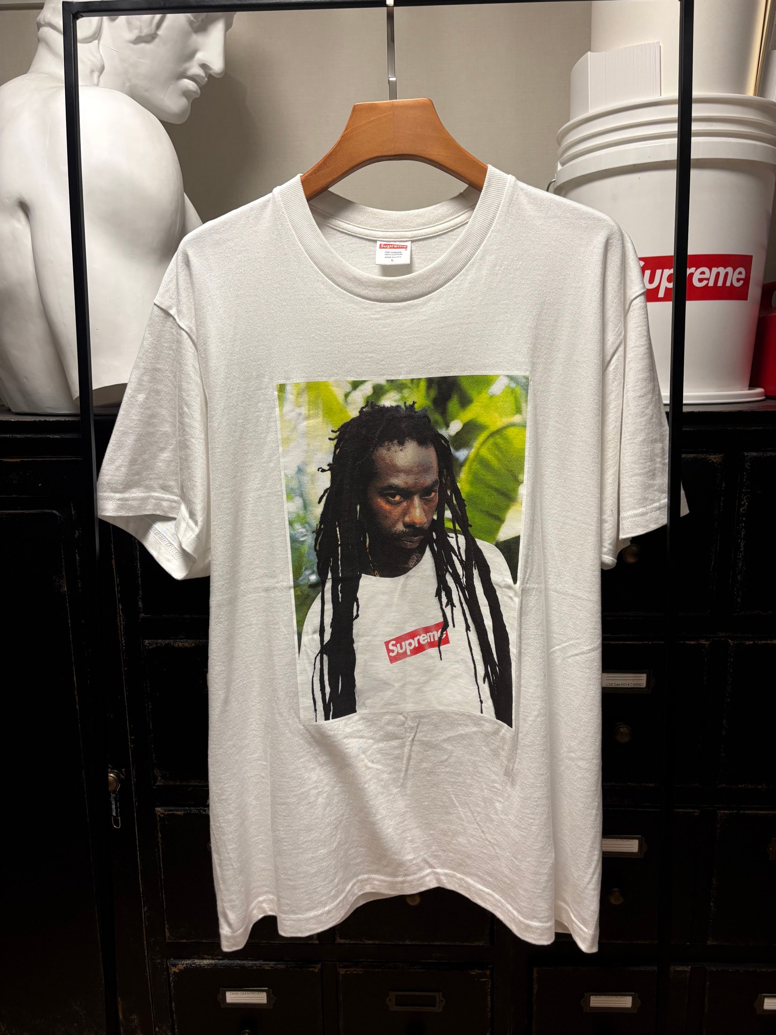 Supreme Buju Banton Tee "White"