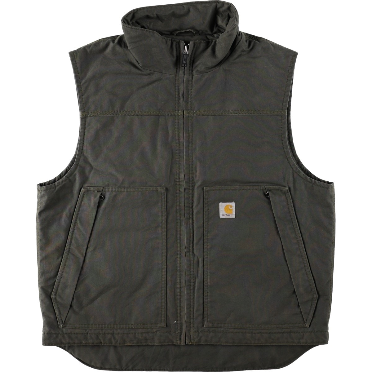 古着 カーハート Carhartt Quick Duck Jefferson Vest 中綿入り ダックベスト メンズL相当/eaa679838