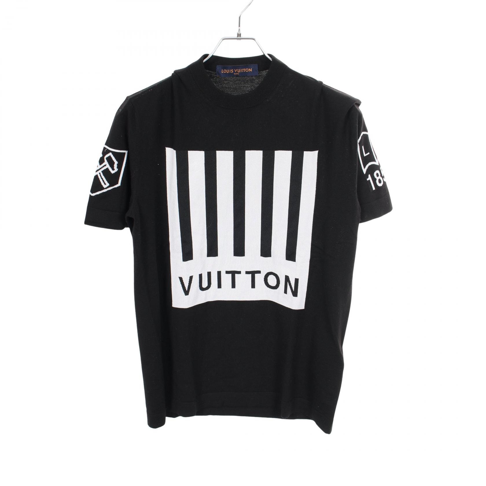 ルイ・ヴィトン LOUIS VUITTON バーコードアンドアース ニット 衣料品 トップス ウール メンズ ブラック系 / マルチカラー RM192M NOY HHN02W 【中古】