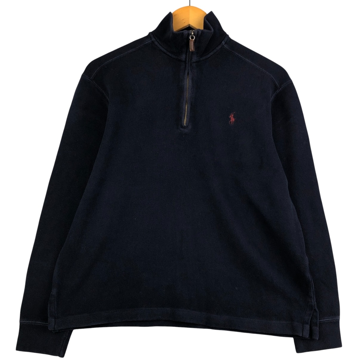 古着 ラルフローレン Ralph Lauren POLO by Ralph Lauren ハーフジップスウェットシャツ トレーナー メンズM相当/eaa594844